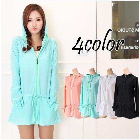 UVカット ロングラッシュガード長袖 水着日焼け対策 プール キャンプ　アウトドア