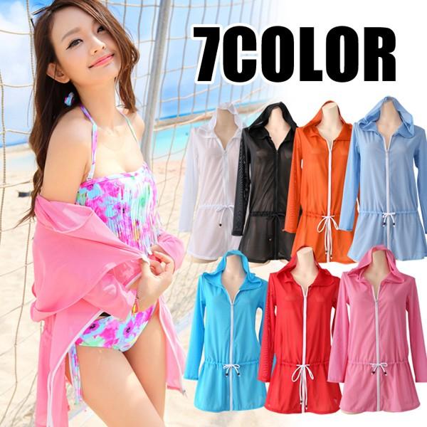 UVカット ロングラッシュガード長袖 水着日焼け対策 プール キャンプ　アウトドア