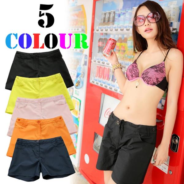 水着 ショートパンツ 単品カラーショーパン  YY1485   5カラー レディースYY1485