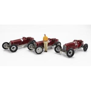 【予約】 Alfa Romeo Set 3x All Winner F1 P3 1932 T.Nuvolari 300台限定 / CMC 1/18