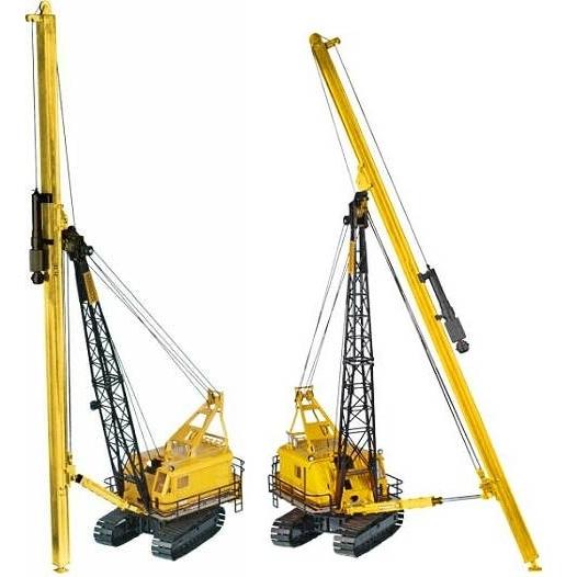 NZG - 596 Weserhutte W180 パイルドライバ　建設機械模型　ミニチュア 重機