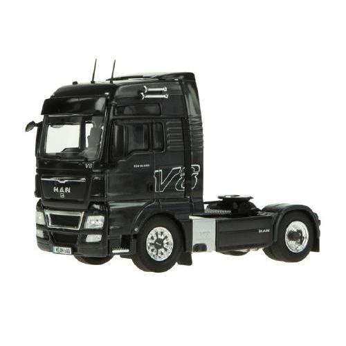 MANマン TGX 4X2 トラクター　トラック V8ブラック 777-02 /NZG 1/50 建...