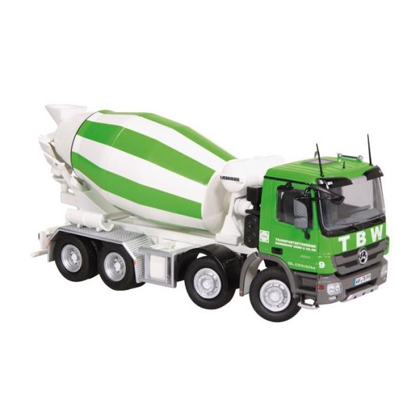 予約2014年発売予定メルセデスベンツアクトロス 8X4 "TBW" ミキサー車/NZG 1/50 ...