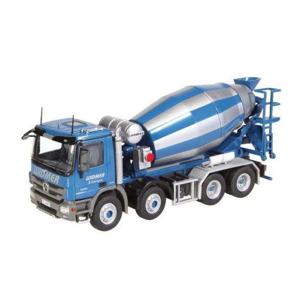 メルセデスベンツアクトロス 8X4 "WIDMER" トラック ミキサー車/NZG 1/50 建設機...