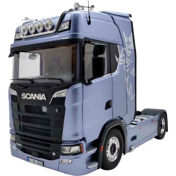 Scania V8 730S フィクションブルーデコール / NZG 1/18 ミニカー 模型