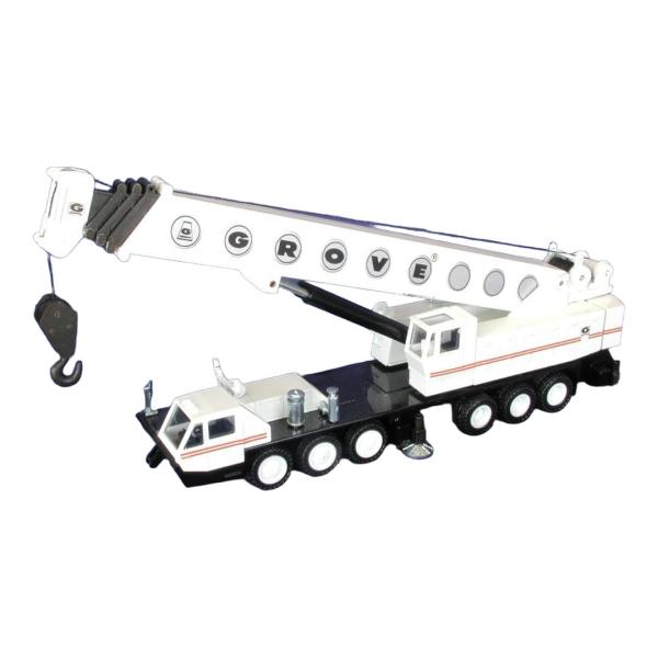 グローブ Grove TM1500 モバイルクレーン ホワイト / NZG 1/50 ミニカー 建設...