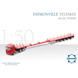 予約2012年発売予定 FAYMONVILLE TELEMAZ セミトレーラー MAN TGX 3軸...