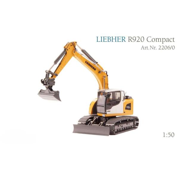 Liebherr R920 Compact Raupenbagger mit Monoblockau...
