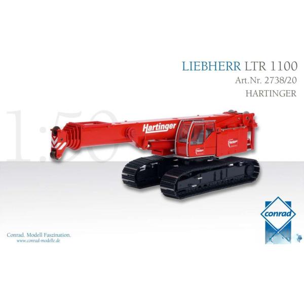 Hartinger Liebherr LTR 1100 teleskop craneクローラークレー...