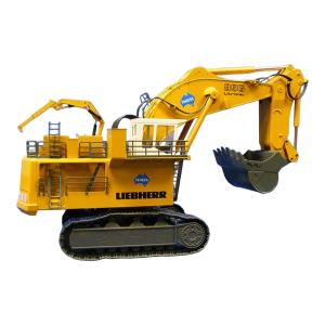 リープヘル Liebherr 996 油圧ショベル THIESS仕様 イエロー / CONRAD 1/50 ミニカー 建設機械模型 工事車両