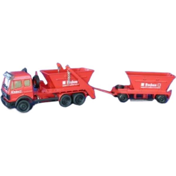 MB Buchen スキップダンプ + トレーラー / CONRAD 1/50 建設機械模型 工事車...