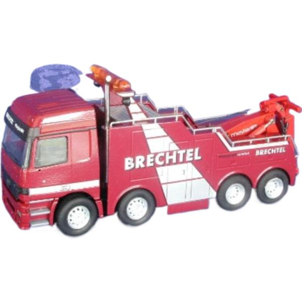MB Actros レッカー車 BRECHTEL レッド / CONRAD 1/50 建設機械模型 ...