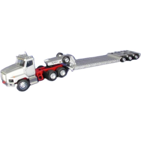 IH 5600 + Talbert ローボーイ シルバー/レッドフレーム / CONRAD 1/50...