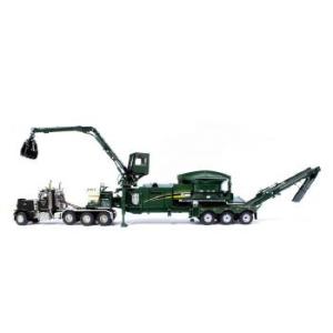 Vermeerヴァーミヤー TG7000 木材破砕機 グリーン+ Peterbilt 379 4軸 ...