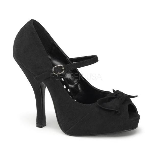 CUTIEPIE-08 4.5インチ(約11.5cm) ハイヒール パンプス メリージェーン　リボン...