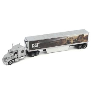 International Lonestar Sleeper Cat Mural Trailer D...
