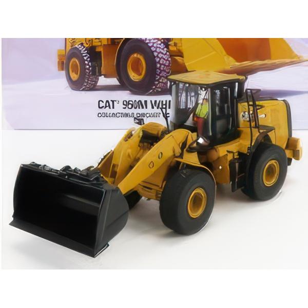 CAT950M ホイールローダ 黄/黒 1/50 Diecast Masters