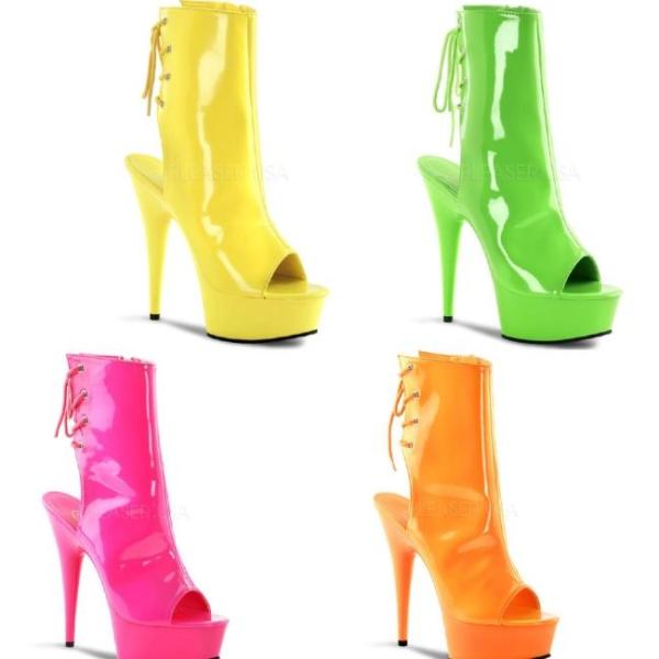 DELIGHT-1018UV 6インチ(約15cm) ハイヒール ブーツ　/Pleaserプリーザー...