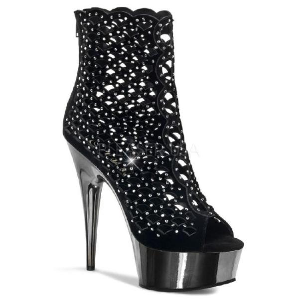 DELIGHT-1029 6インチ(約15cm) ハイヒール ブーツ　ブーティー　/Pleaserプ...