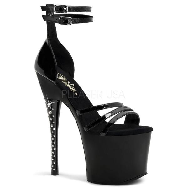 DIAMOND-770 7インチ(約18cm) ハイヒール ダイアモンドヒール ピンヒール ミュール...