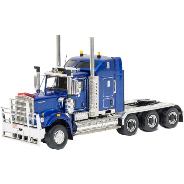Kenworth C509 トライドライブ ブルー トラック / DRAKE 1/50 建設機械模型...