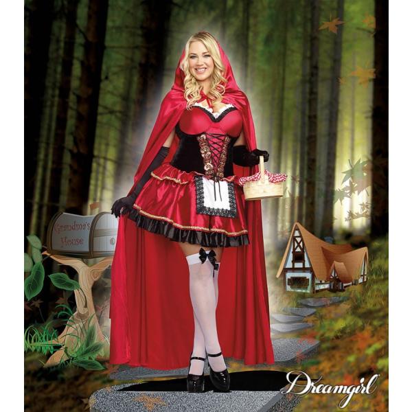 赤ずきんコスチューム２点セット仮装コスチューム コスプレ /ドリームガール・仮装・ハロウィン・女性大...