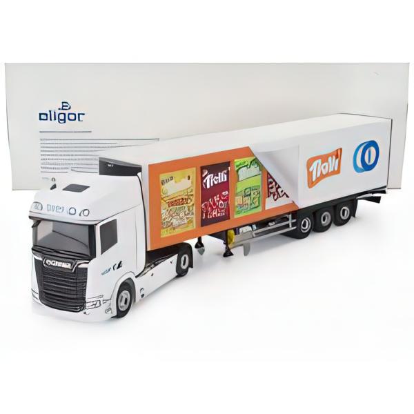 スカニア S770 冷蔵トラック 2020 白橙 ELIGOR 1/43