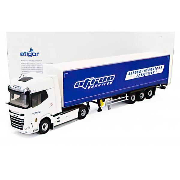 DAF XG+ AFRAC SERVICE 2023 ホワイト/ブルー ELIGOR 1/43