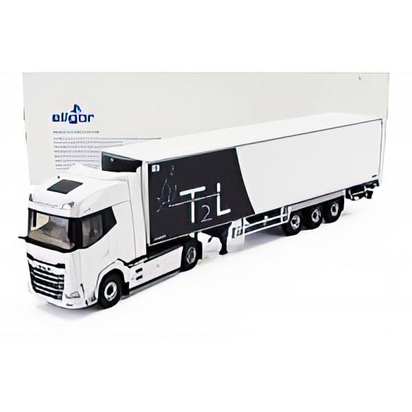 DAF XG T2L フリゴ 2021 ホワイト/ブルー ELIGOR 1/43