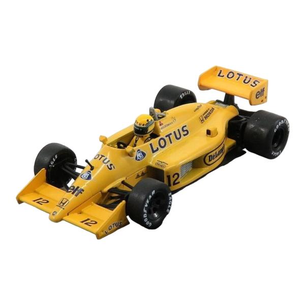 Lotus 99T Honda #12 Ayrton Senna 1987 モナコGP優勝 イエロー...