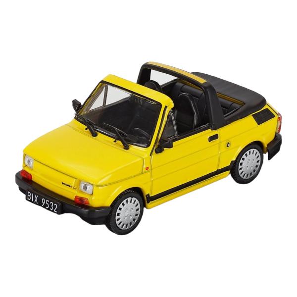 Polski Fiatポルスキフィアット 126P Bosmal Cabriolet 1987 イエ...