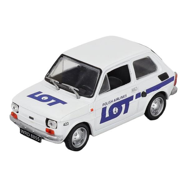 Polski Fiat 126P LOT Polish Airlines 1973 ホワイト ブルー...