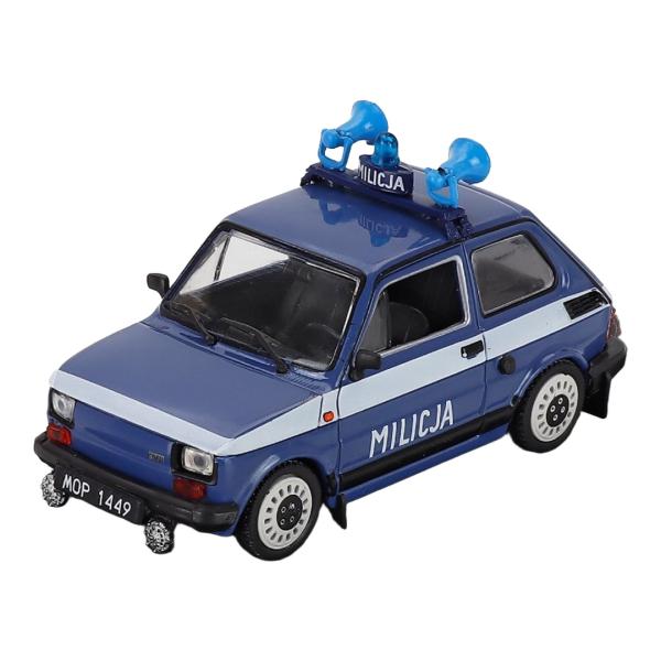 Polski Fiatポルスキフィアット 126P MILICJA ポリス 1984 ブルー ホワイ...