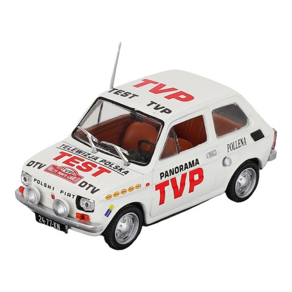 Polski Fiat 126P ナイトバージョン ラリーモンテカルロ 1975 ホワイト EDIC...