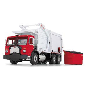 Peterbilt 520 Wittke フロントローダー レッド &amp; ホワイト 建設機械模型 / ...