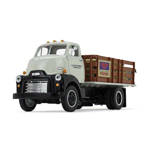K &amp; B Potato Farms 1952 GMC COE Stake 麻袋積載 建設機械模型 ...