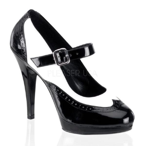 FLAIR-486 4.5インチ(約11cm) ハイヒール　パンプス /Pleaserプリーザー パ...