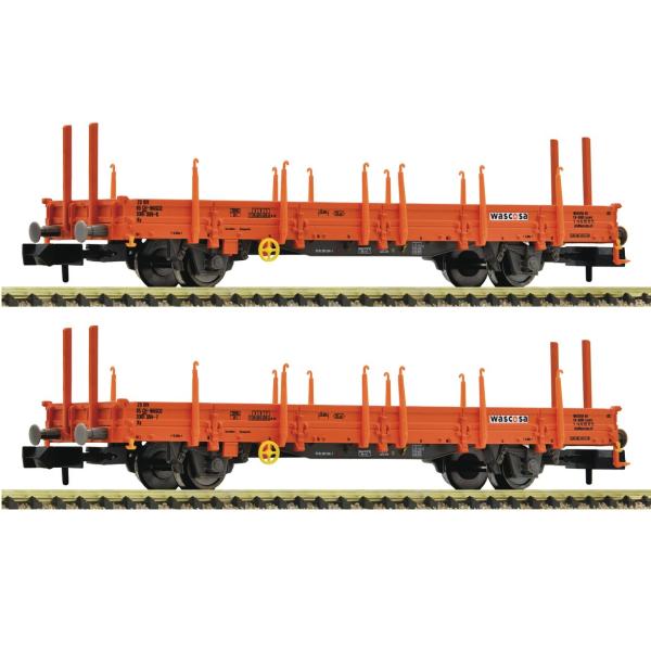 Nゲージ 鉄道模型 貨車 Fleischmann フライシュマン WASCOSA 旋回長物車セット ...