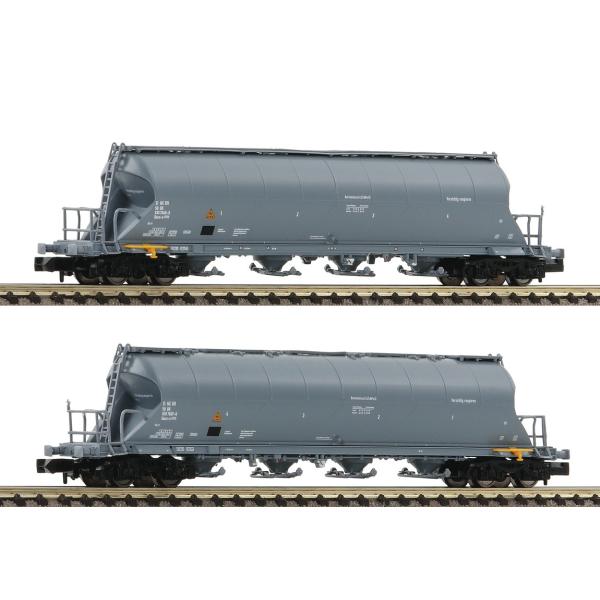 Nゲージ 鉄道模型 貨車 Fleischmann DR 粉体輸送用ホッパ車 2両セット Era IV...