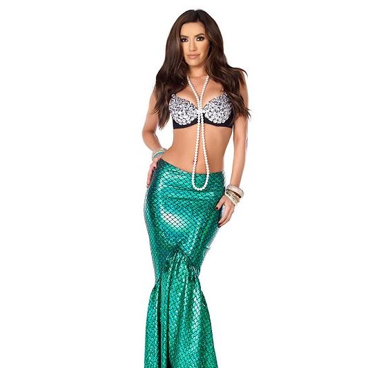 コーラル・リーフ　セクシーマーメイド コスチューム　2点セット　コスプレ衣装　(二次会、結婚式、仮装...