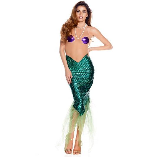 ゴージャス 魚のマーメイドコスチューム　コスプレ衣装　(二次会、結婚式、仮装、パーティー、宴会、ハロ...