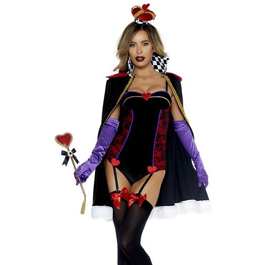 ミラー・ミラー 悪魔のクィーン コスチューム 3点セット　コスプレ衣装　(二次会、結婚式、仮装、パー...