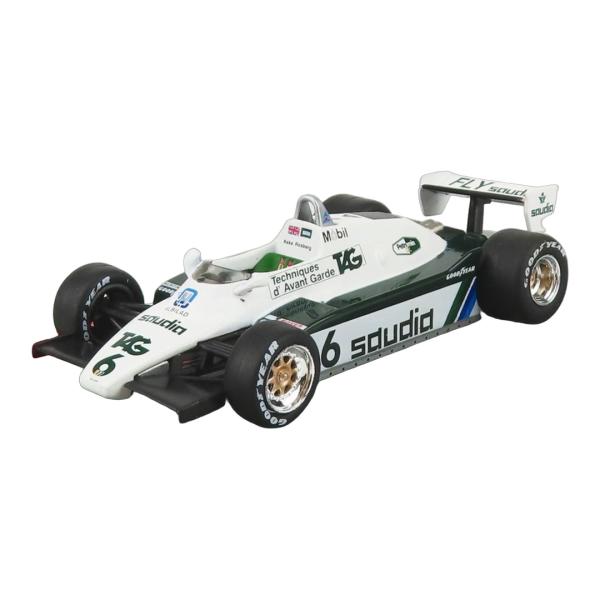 Williamsウィリアムズ F1 FW08 #6 1982 Keke Rosberg ホワイト/グ...