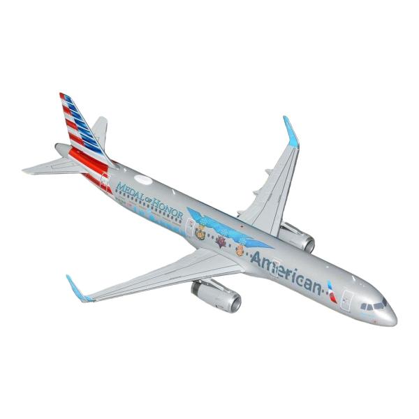 American Airlines エアバス A321 メダル・オブ・オナー特別塗装 N167AN ...