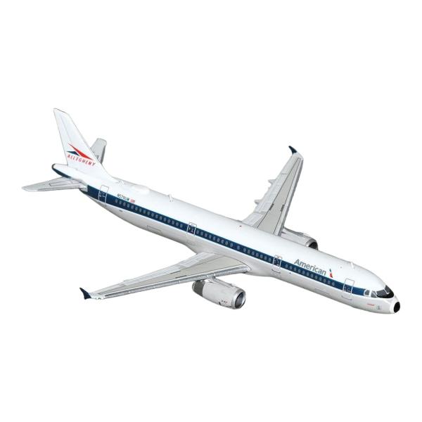 American Airlines エアバス A321-200 N579UW アレゲニー航空レトロ塗...