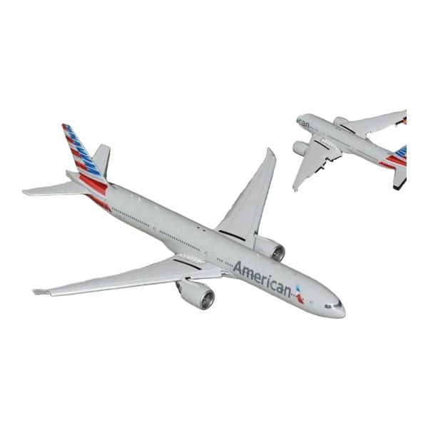 American Airlines ボーイング 777-300ER N722AN フラップダウン仕様...