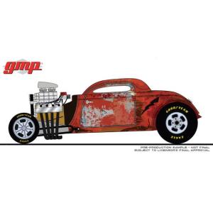1934 ブローンオルタードクーペ 錆びたスチールレッド/GMP 1/18ミニカー