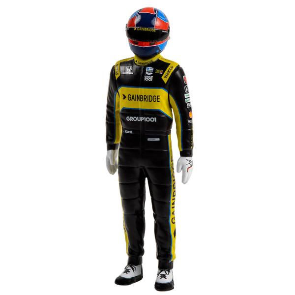 インディカー #26 コルトン・ヘルタ ドライバー フィギュア 模型 アクセサリー / Greenl...