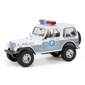 クリアウォーター フロリダ警察 1982 Jeep CJ 7 ミニカー / GREENLIGHT 1...