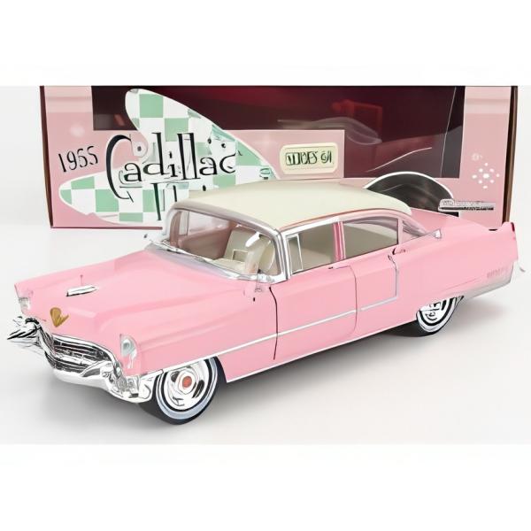 CADILLAC FLEETWOOD SERIES 60 1955 ピンク ホワイト/ Greenl...